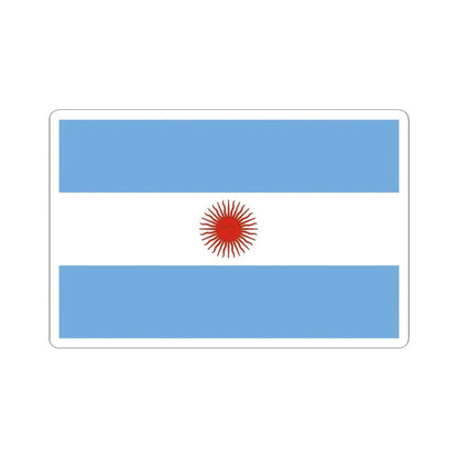 Proposed Civil Flag for Argentina 4 (Argentina) STICKER Vinyl Kiss-Cut Decal 6 Inch White - The Sticker Space