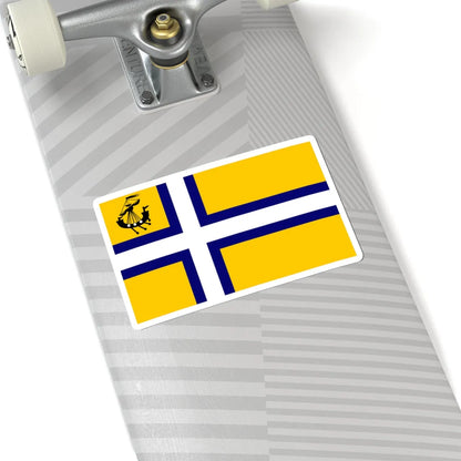 Proposed civil flag of Outer Hebrides (Scotland) STICKER Vinyl Kiss-Cut Decal - The Sticker Space