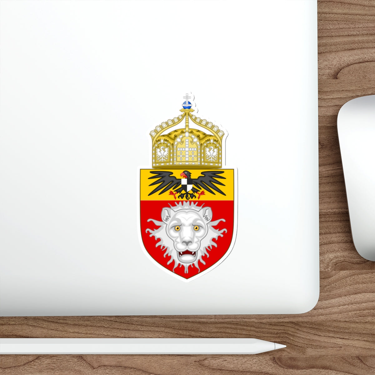 Proposed Coat of Arms East Africa 1914 STICKER Vinyl Die-Cut Decal-The Sticker Space