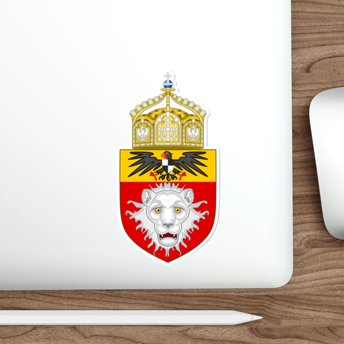 Proposed Coat of Arms East Africa 1914 STICKER Vinyl Die-Cut Decal-The Sticker Space