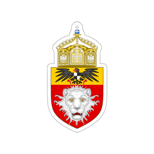 Proposed Coat of Arms East Africa 1914 STICKER Vinyl Die-Cut Decal-White-The Sticker Space
