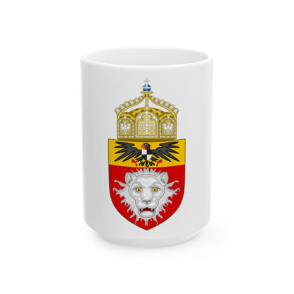 Proposed Coat of Arms East Africa 1914 - White Coffee Mug-15oz-The Sticker Space