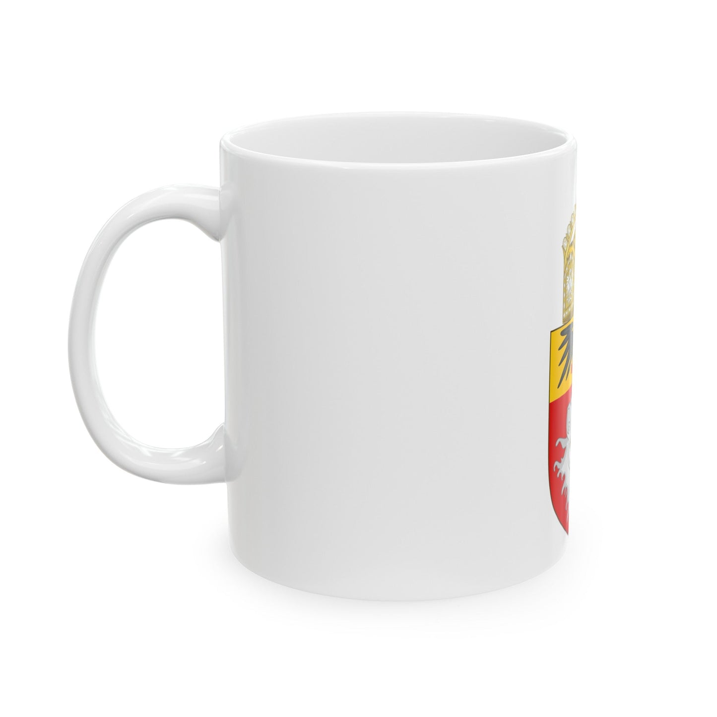 Proposed Coat of Arms East Africa 1914 - White Coffee Mug-The Sticker Space