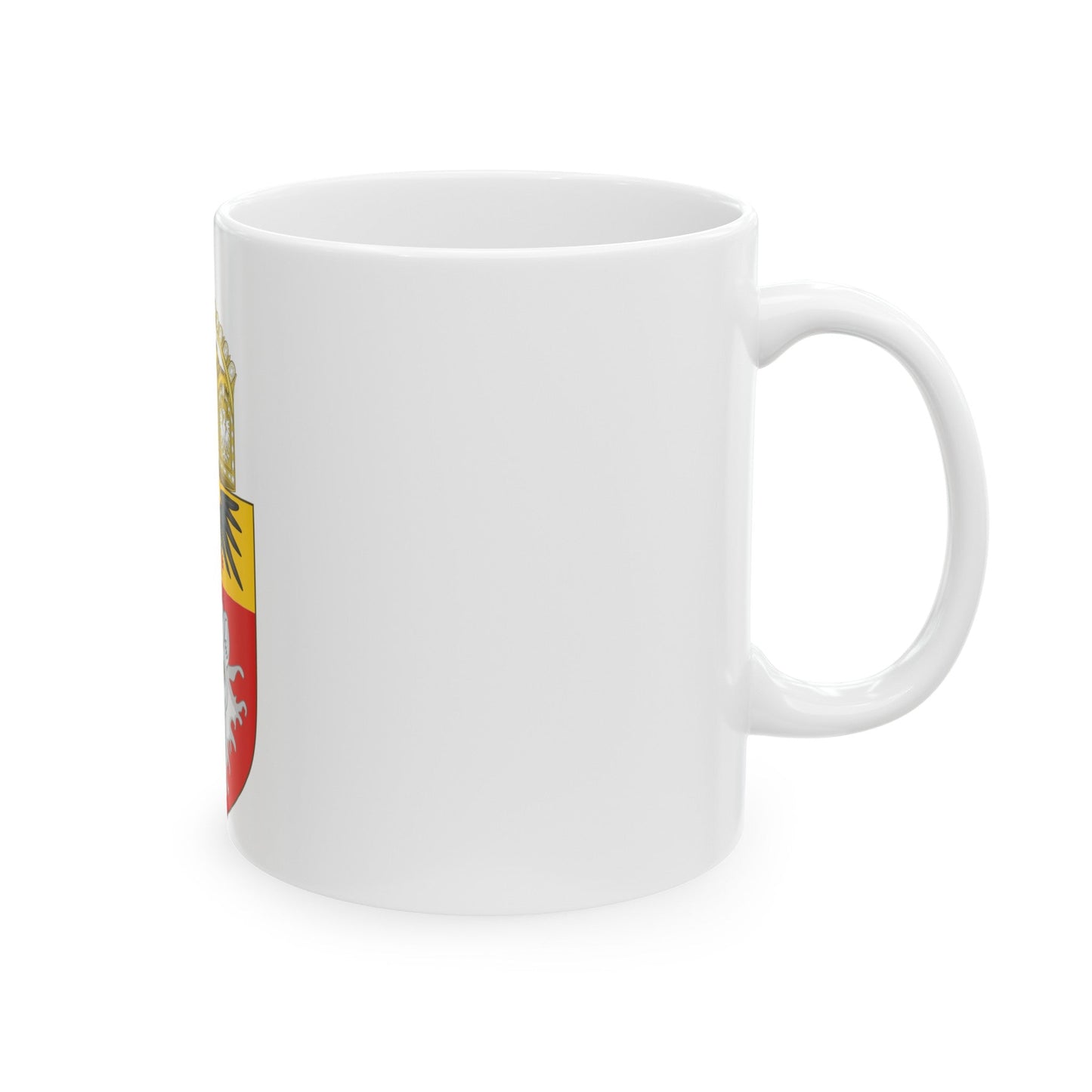 Proposed Coat of Arms East Africa 1914 - White Coffee Mug-The Sticker Space