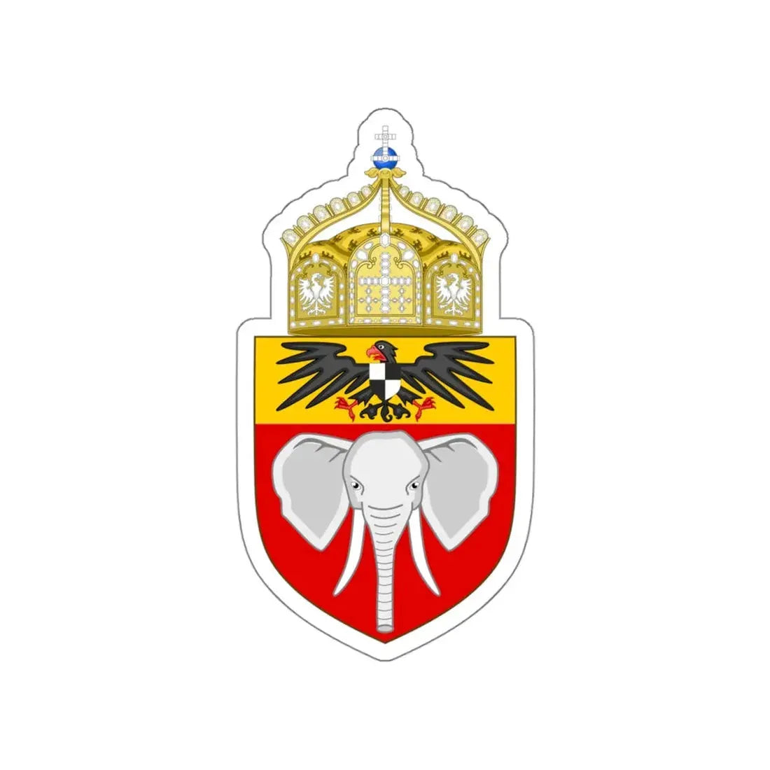 Proposed Coat of Arms Kamerun 1914 STICKER Vinyl Die-Cut Decal - The Sticker Space