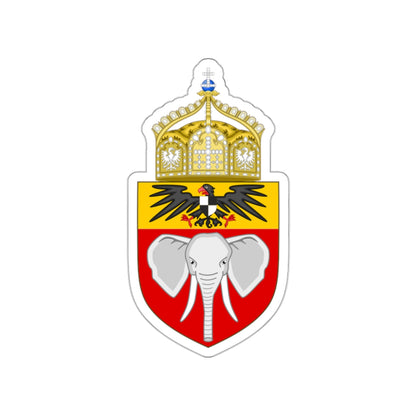 Proposed Coat of Arms Kamerun 1914 STICKER Vinyl Die-Cut Decal-White-The Sticker Space