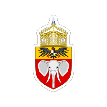 Proposed Coat of Arms Kamerun 1914 STICKER Vinyl Die-Cut Decal-White-The Sticker Space