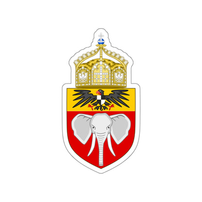 Proposed Coat of Arms Kamerun 1914 STICKER Vinyl Die-Cut Decal-White-The Sticker Space