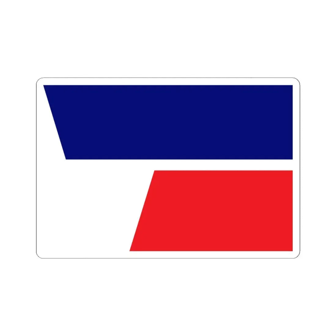 Proposed flag for Hong Kong SAR 011 (China) STICKER Vinyl Kiss-Cut Decal 6 Inch White - The Sticker Space