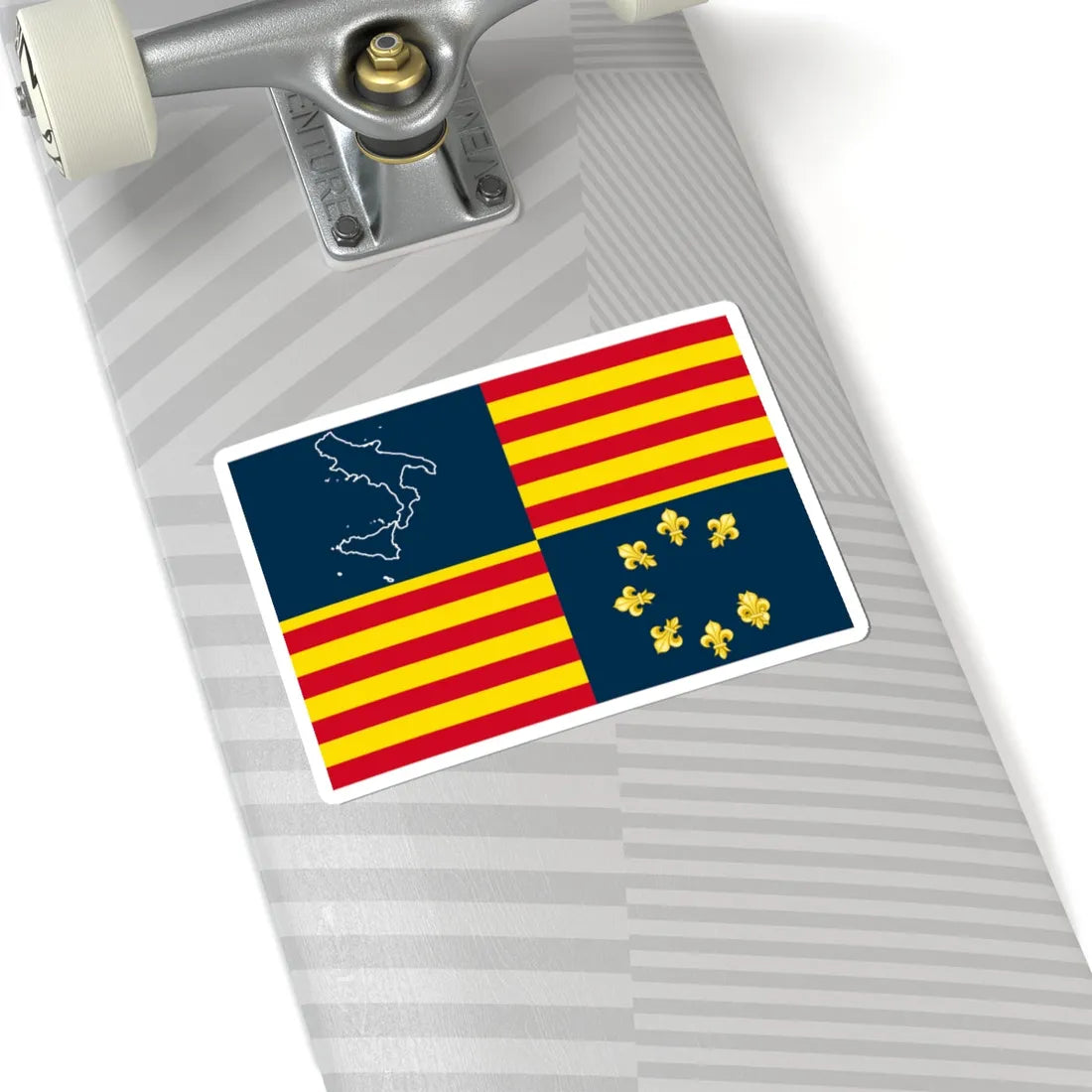 Proposed flag for Southern Italy (Italy) STICKER Vinyl Kiss-Cut Decal - The Sticker Space