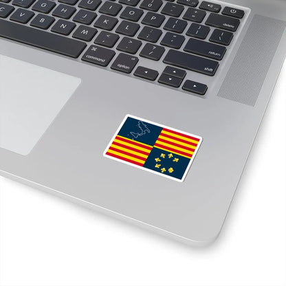 Proposed flag for Southern Italy (Italy) STICKER Vinyl Kiss-Cut Decal - The Sticker Space