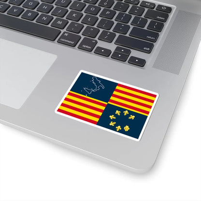 Proposed flag for Southern Italy (Italy) STICKER Vinyl Kiss-Cut Decal - The Sticker Space