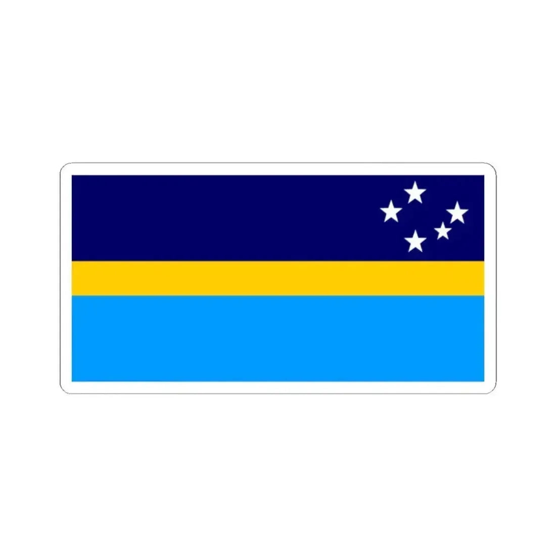 Proposed flag of Antarctica Dave Hamilton - STICKER Vinyl Kiss-Cut ...