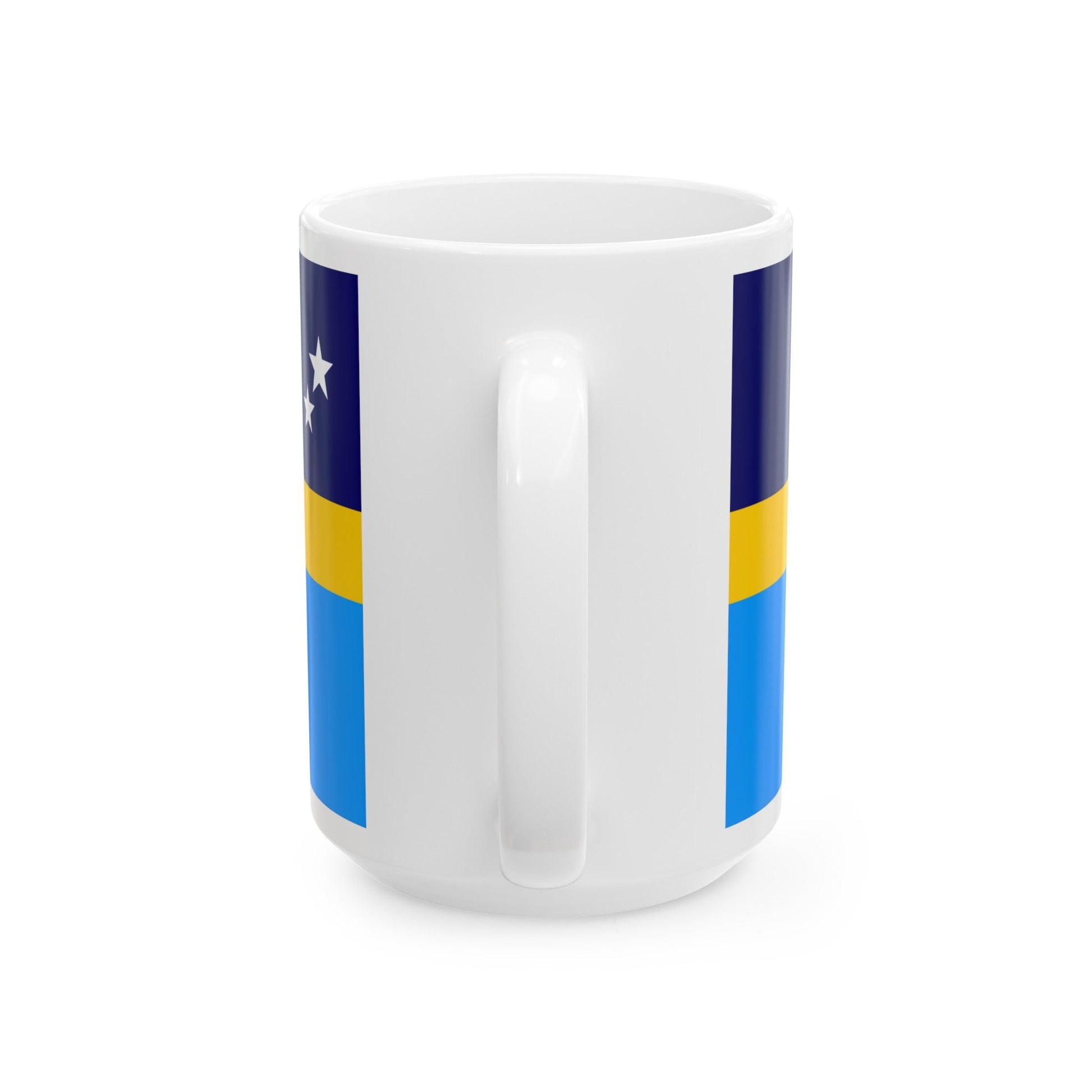 Proposed flag of Antarctica Dave Hamilton - White Coffee Mug-The Sticker Space