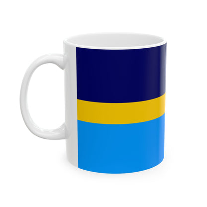 Proposed flag of Antarctica Dave Hamilton - White Coffee Mug-The Sticker Space