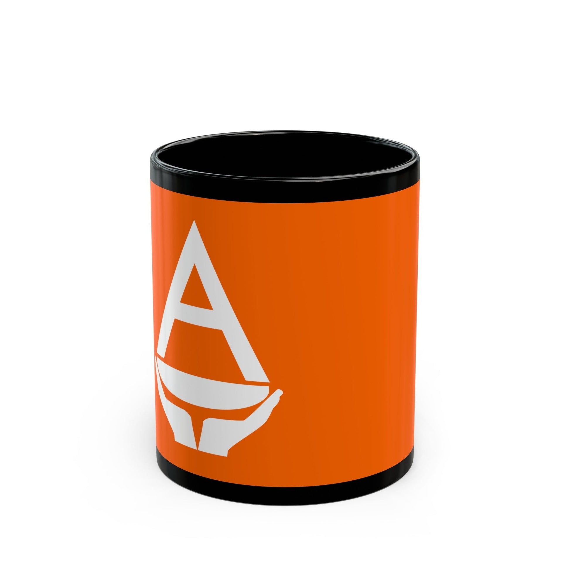 Proposed flag of Antarctica Whitney Smith - Black Coffee Mug-11oz-The Sticker Space