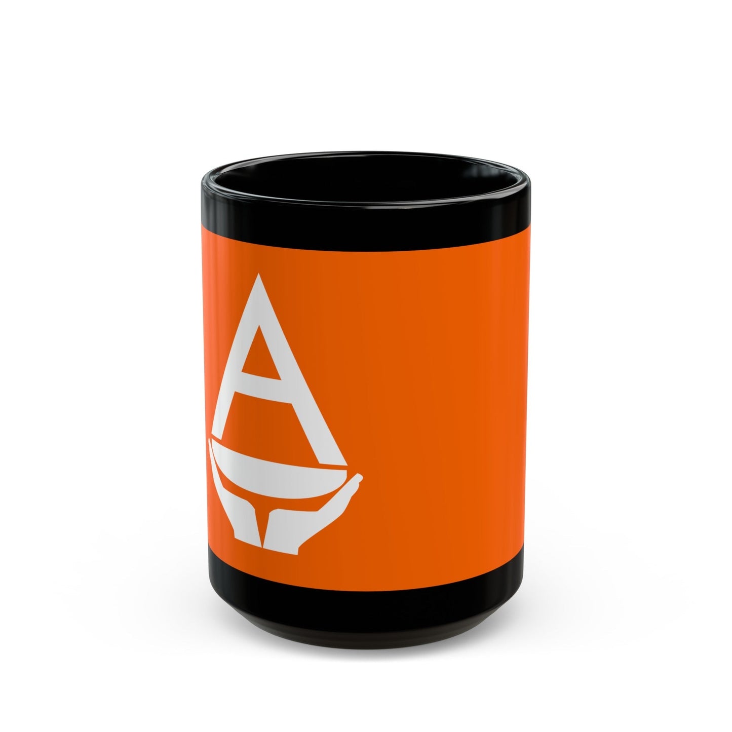 Proposed flag of Antarctica Whitney Smith - Black Coffee Mug-15oz-The Sticker Space