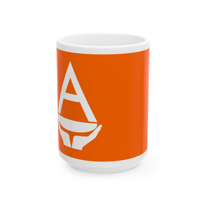 Proposed flag of Antarctica Whitney Smith - White Coffee Mug-15oz-The Sticker Space