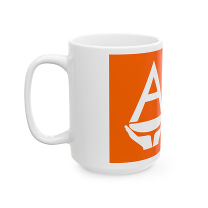 Proposed flag of Antarctica Whitney Smith - White Coffee Mug-The Sticker Space