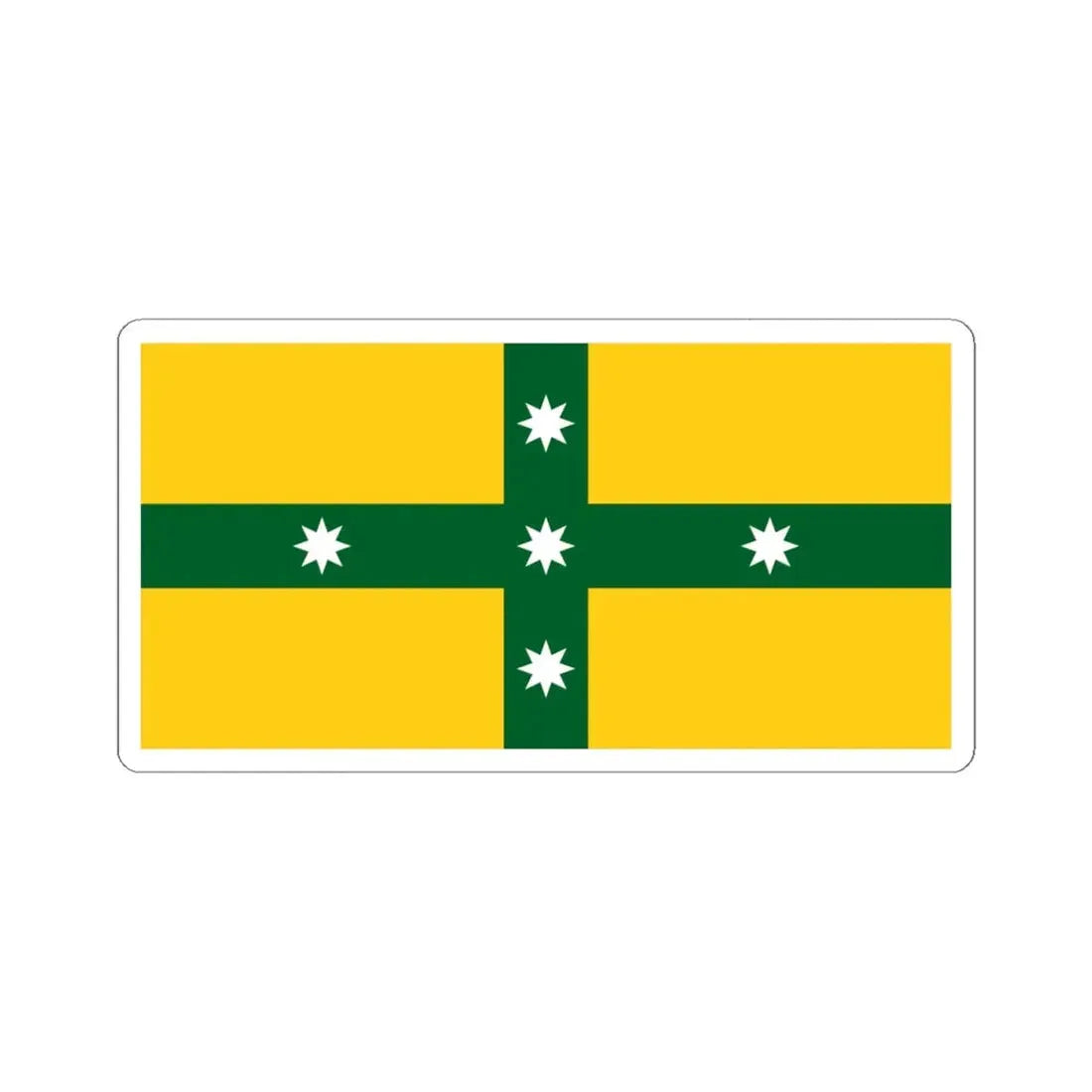 Proposed Flag of Australia (Australia) STICKER Vinyl Kiss-Cut Decal 4 Inch White - The Sticker Space