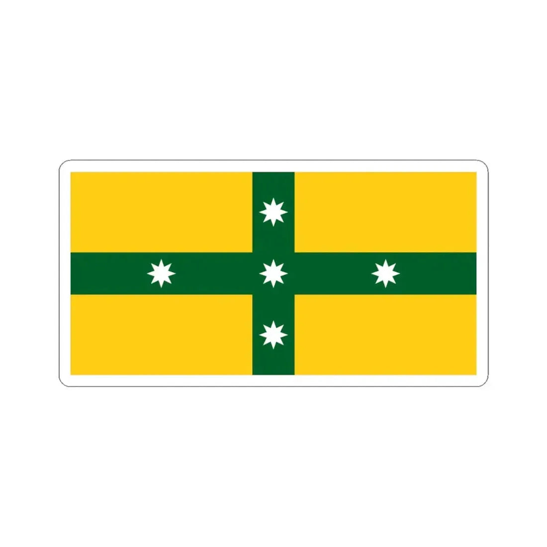 Proposed Flag of Australia (Australia) STICKER Vinyl Kiss-Cut Decal 6 Inch White - The Sticker Space