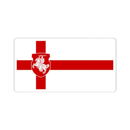 Proposed flag of Belarus 1992 (Belarus) STICKER Vinyl Kiss-Cut Decal 2 Inch White - The Sticker Space