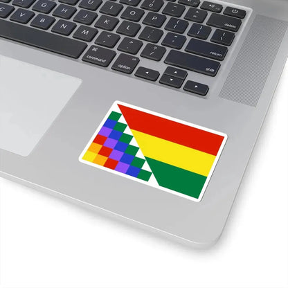 Proposed flag of Bolivia (Bolivia) STICKER Vinyl Kiss-Cut Decal - The Sticker Space