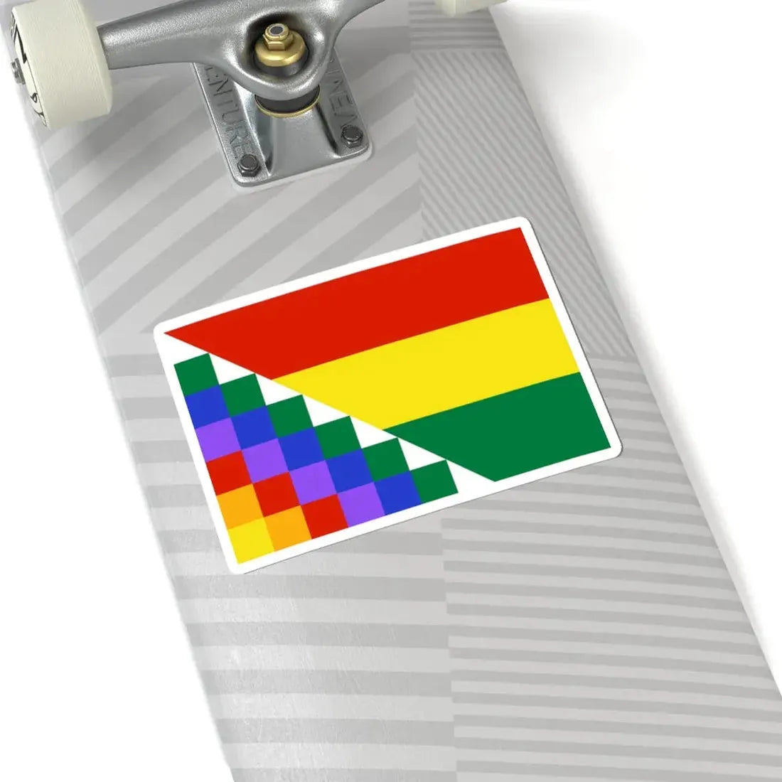 Proposed flag of Bolivia (Bolivia) STICKER Vinyl Kiss-Cut Decal - The Sticker Space