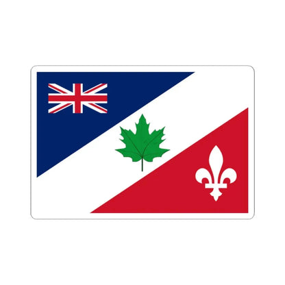Proposed Flag of Canada 1939 (Canada) STICKER Vinyl Kiss-Cut Decal 2 Inch White - The Sticker Space