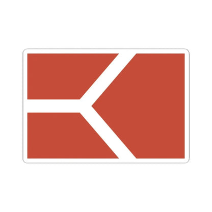 Proposed flag of Chicago Illinois 1892 (United States) STICKER Vinyl Kiss-Cut Decal 2 Inch White - The Sticker Space
