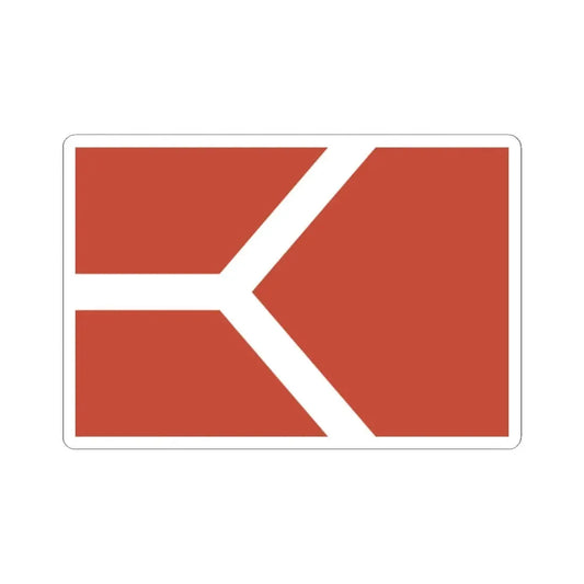 Proposed flag of Chicago Illinois 1892 (United States) STICKER Vinyl Kiss-Cut Decal 2 Inch White - The Sticker Space