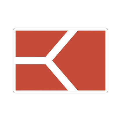 Proposed flag of Chicago Illinois 1892 (United States) STICKER Vinyl Kiss-Cut Decal 4 Inch White - The Sticker Space