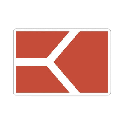 Proposed flag of Chicago Illinois 1892 (United States) STICKER Vinyl Kiss-Cut Decal 6 Inch White - The Sticker Space