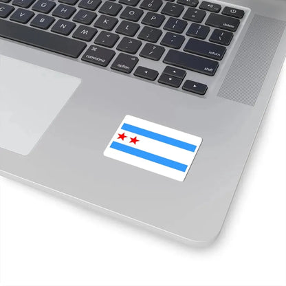 Proposed flag of Chicago Illinois 1928 (United States) STICKER Vinyl Kiss-Cut Decal - The Sticker Space