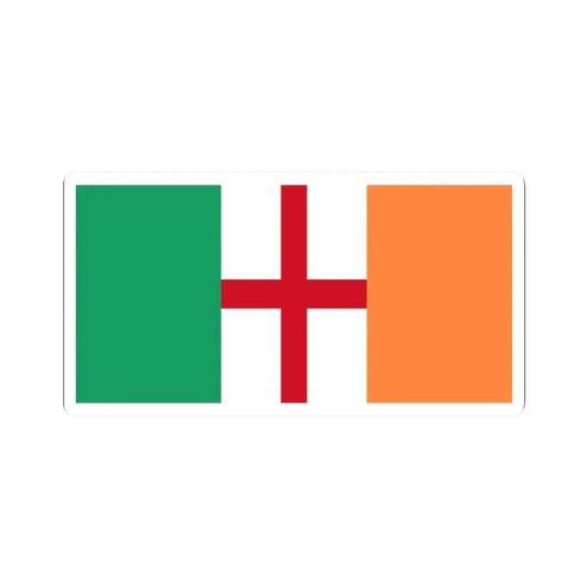 Proposed flag of Ireland 1937 (Ireland) STICKER Vinyl Kiss-Cut Decal 2 Inch White - The Sticker Space