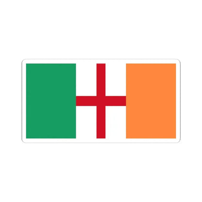 Proposed flag of Ireland 1937 (Ireland) STICKER Vinyl Kiss-Cut Decal 3 Inch White - The Sticker Space