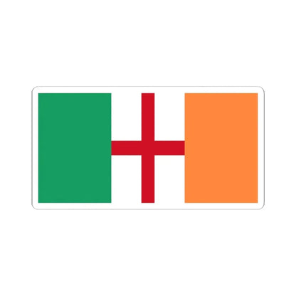 Proposed flag of Ireland 1937 (Ireland) STICKER Vinyl Kiss-Cut Decal 4 Inch White - The Sticker Space