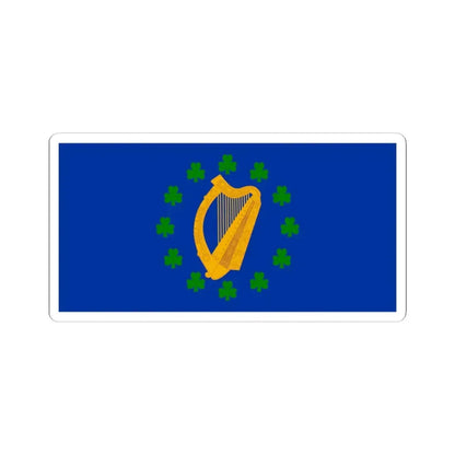 Proposed flag of Ireland 1939 (Ireland) STICKER Vinyl Kiss-Cut Decal 3 Inch White - The Sticker Space