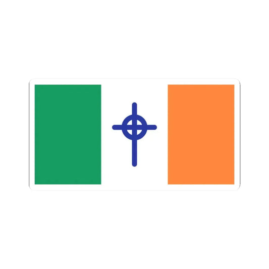 Proposed flag of Ireland 1951 (Ireland) STICKER Vinyl Kiss-Cut Decal 2 Inch White - The Sticker Space