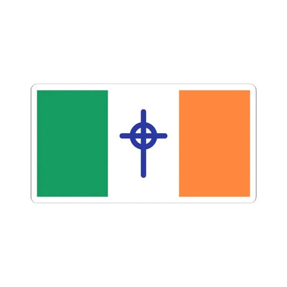 Proposed flag of Ireland 1951 (Ireland) STICKER Vinyl Kiss-Cut Decal 4 Inch White - The Sticker Space