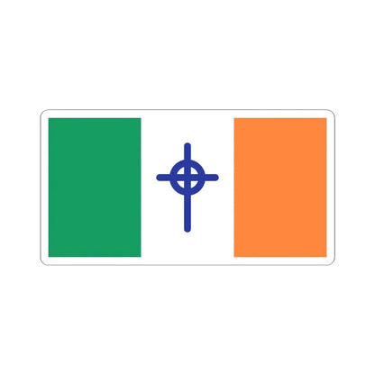 Proposed flag of Ireland 1951 (Ireland) STICKER Vinyl Kiss-Cut Decal 6 Inch White - The Sticker Space