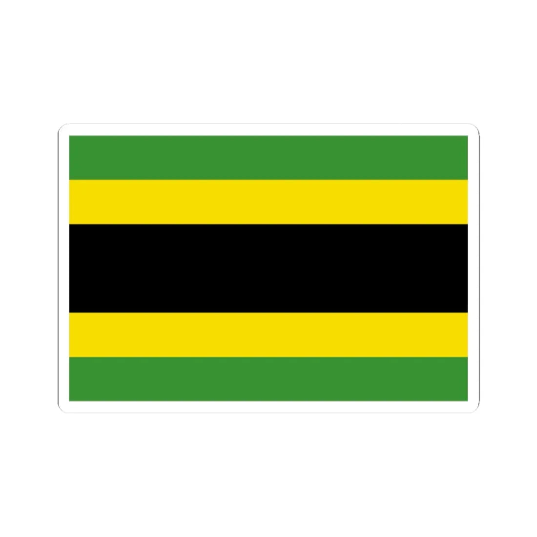 Proposed flag of Jamaica (Jamaica) STICKER Vinyl Kiss-Cut Decal – The ...