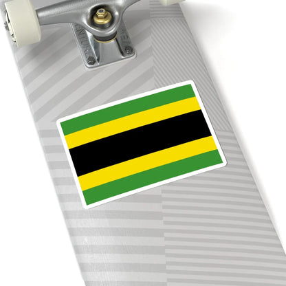 Proposed flag of Jamaica (Jamaica) STICKER Vinyl Kiss-Cut Decal - The Sticker Space