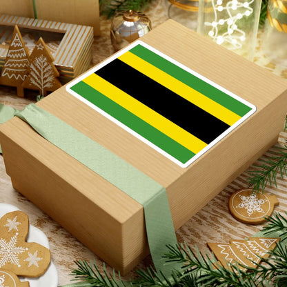 Proposed flag of Jamaica (Jamaica) STICKER Vinyl Kiss-Cut Decal - The Sticker Space