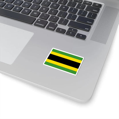 Proposed flag of Jamaica (Jamaica) STICKER Vinyl Kiss-Cut Decal - The Sticker Space