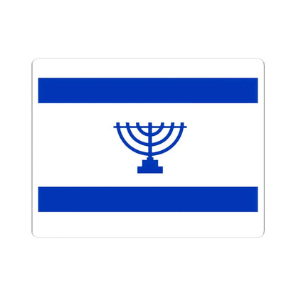 Proposed flag of Judea (Israel) STICKER Vinyl Kiss-Cut Decal 4 Inch White - The Sticker Space