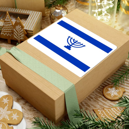 Proposed flag of Judea (Israel) STICKER Vinyl Kiss-Cut Decal - The Sticker Space