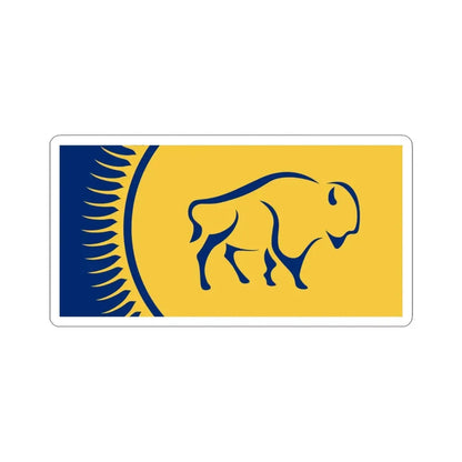 Proposed flag of Manitoba 2001 - Number 22 (Canada) STICKER Vinyl Kiss-Cut Decal 6 Inch White - The Sticker Space