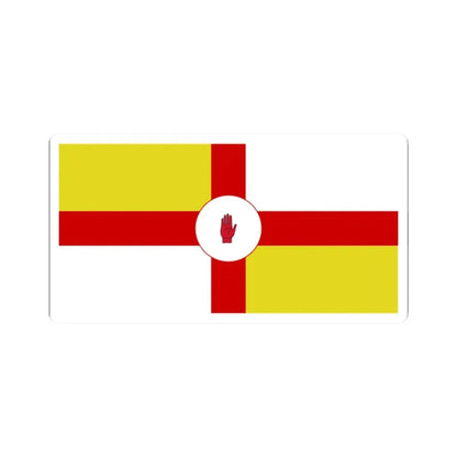 Proposed flag of Northern Ireland 1995 - 1 (Ireland) STICKER Vinyl Kiss-Cut Decal 2 Inch White - The Sticker Space