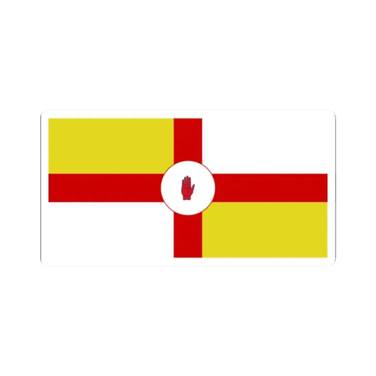 Proposed flag of Northern Ireland 1995 - 1 (Ireland) STICKER Vinyl Kiss-Cut Decal 2 Inch White - The Sticker Space